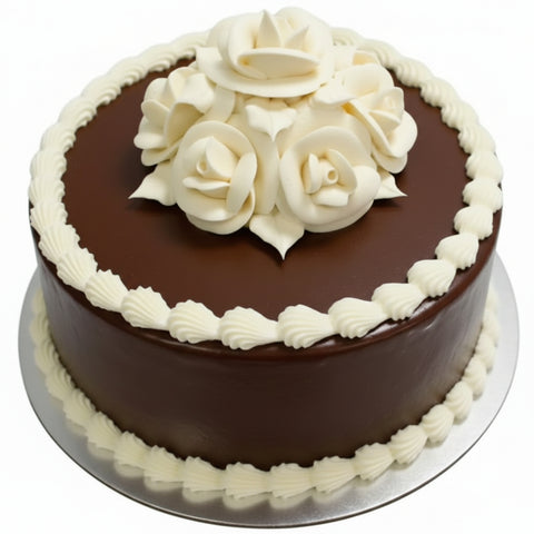 Black & White Rose Cluster