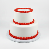 Tiered Cake with Border Only