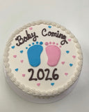 8" Gender Reveal Cake