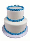Tiered Cake with Border Only