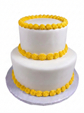 Tiered Cake with Border Only