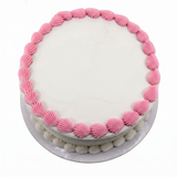 White Buttercream, Pink