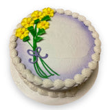 8" Round Flower Assortment Cakes